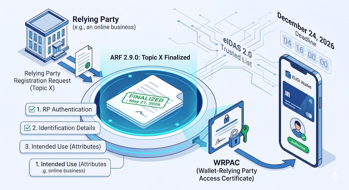 ARF 2.9.0 Finalizes Relying Party Registration (Topic X): What Changed for WRPAC