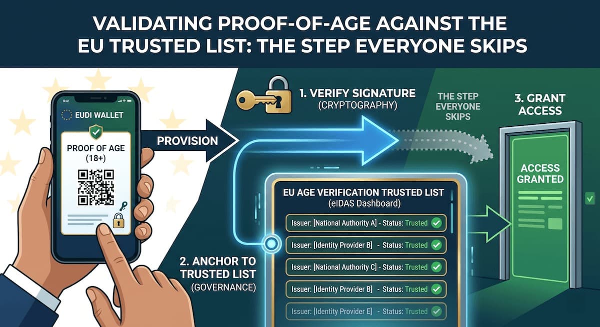 Validating Proof-of-Age Against the EU Trusted List: The Step Everyone Skips